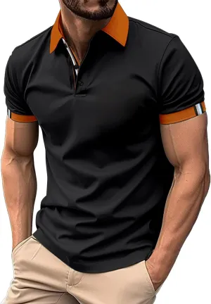 Mens Big and Tall Shirts Button Up Shirt for Sports and Leisure Mens Tshirts Mens Polo Shirts White Polo Shirts for