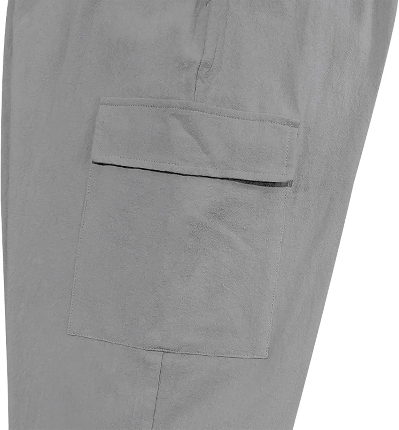 Men's Casual Cargo Pants Wide Leg Sports Workwear Multi-Pocket Pants