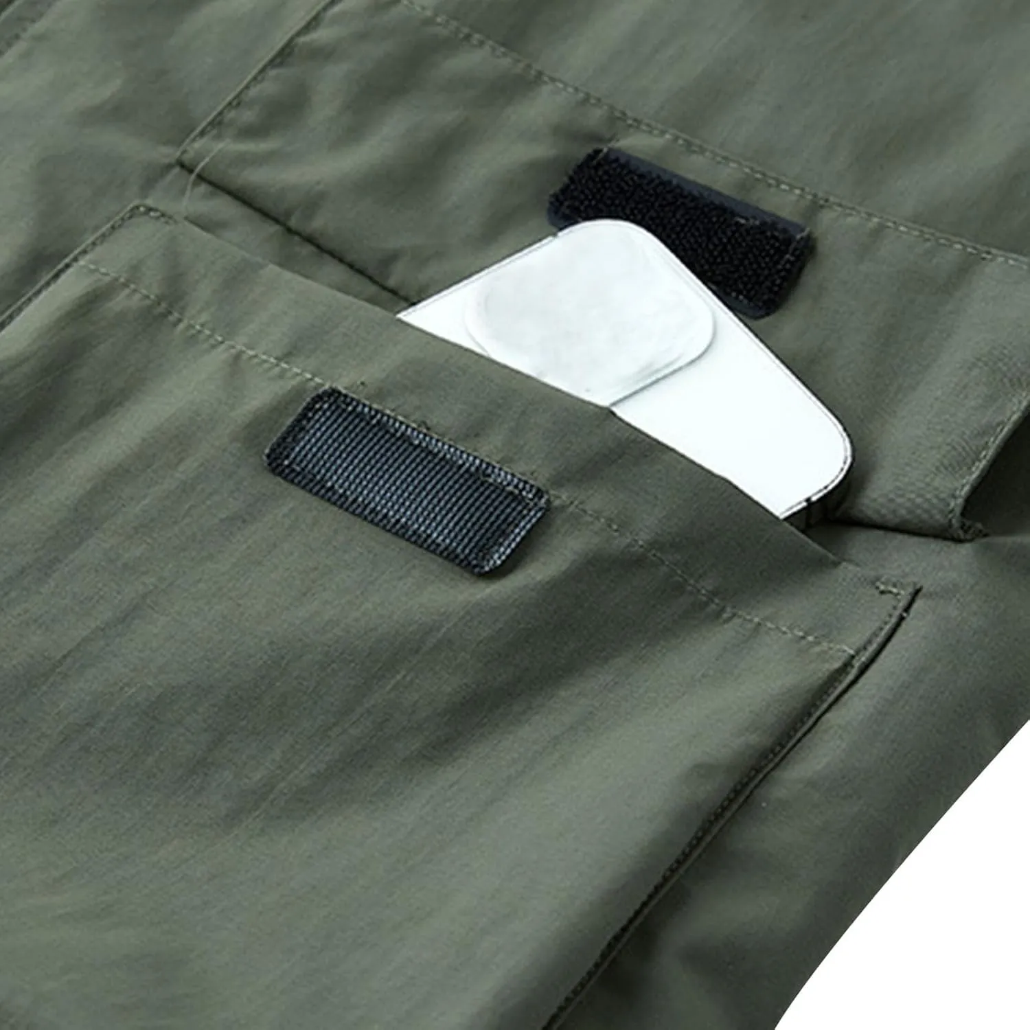 Men's Casual Lightweight Outdoor Vest Work Fish Photo Travel Vest Cargo Utility Vest Multi Pockets Sleeveless Jacket