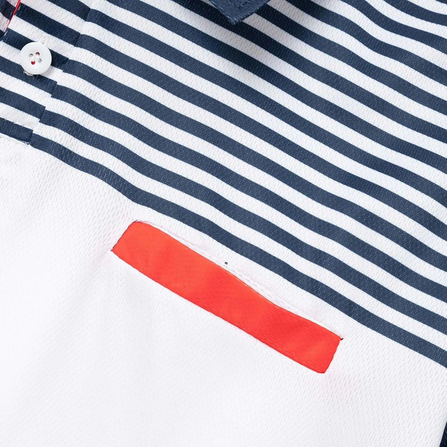 Mens Casual Polo Shirts Short Sleeve Casual Work Shirt Fashion Golf Shirt Classic Striped Collared Slim Fit T-Shirt