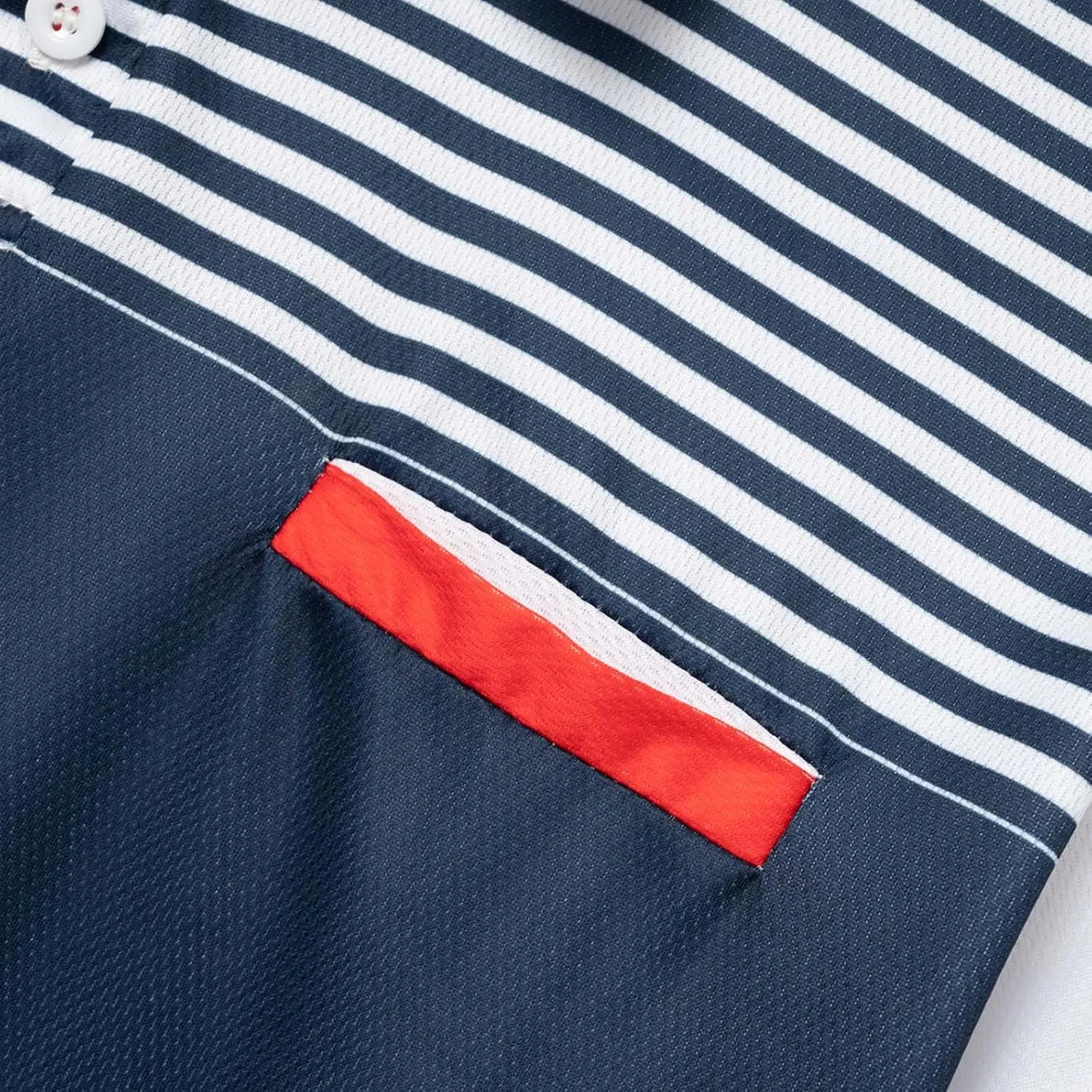 Mens Casual Polo Shirts Short Sleeve Casual Work Shirt Fashion Golf Shirt Classic Striped Collared Slim Fit T-Shirt