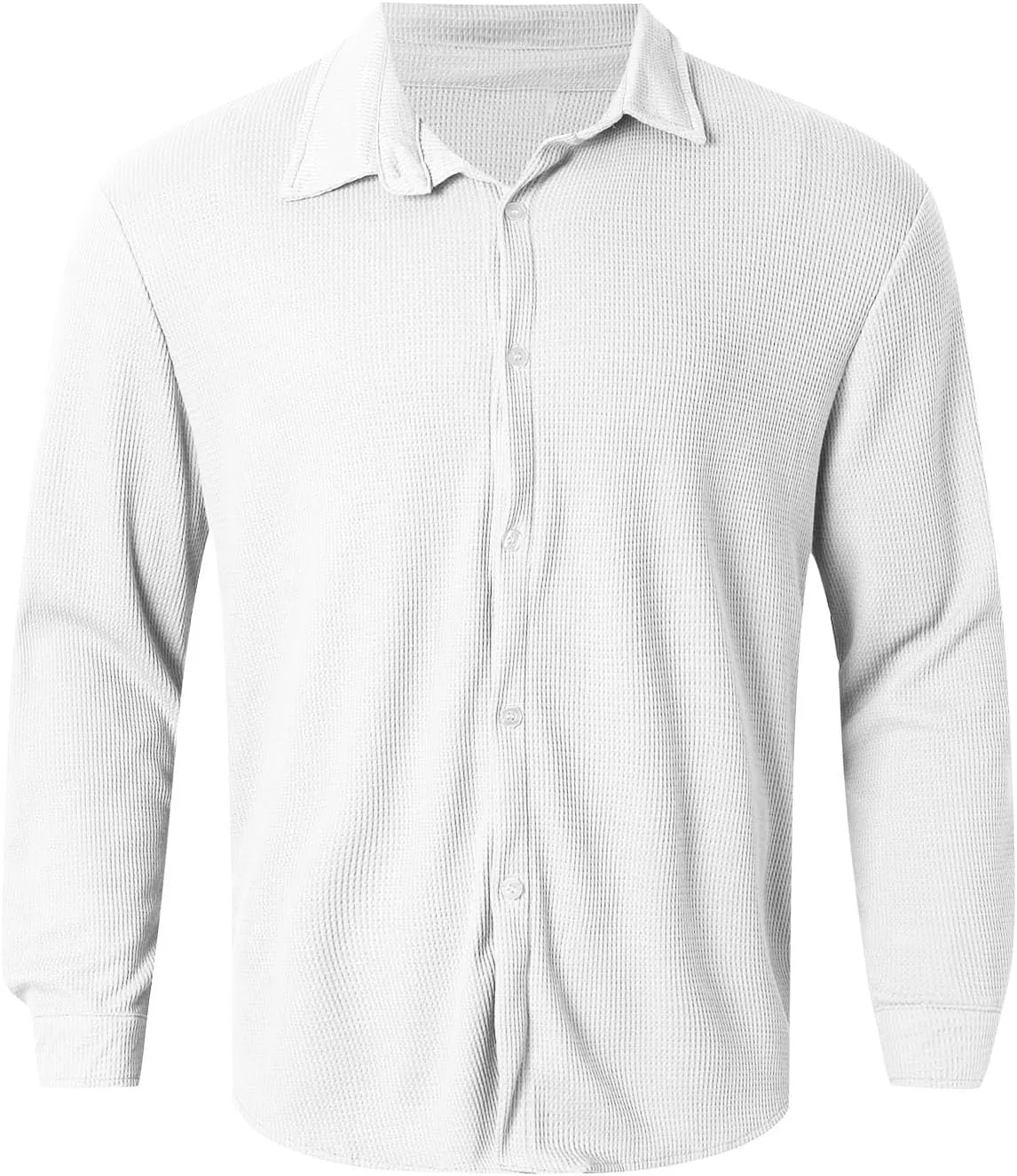 Men's Casual Shirt Long Sleeve Casual Button Down Shirt for Men Wrinkle Free Untucked Summer Beach Wedding Shirt Top