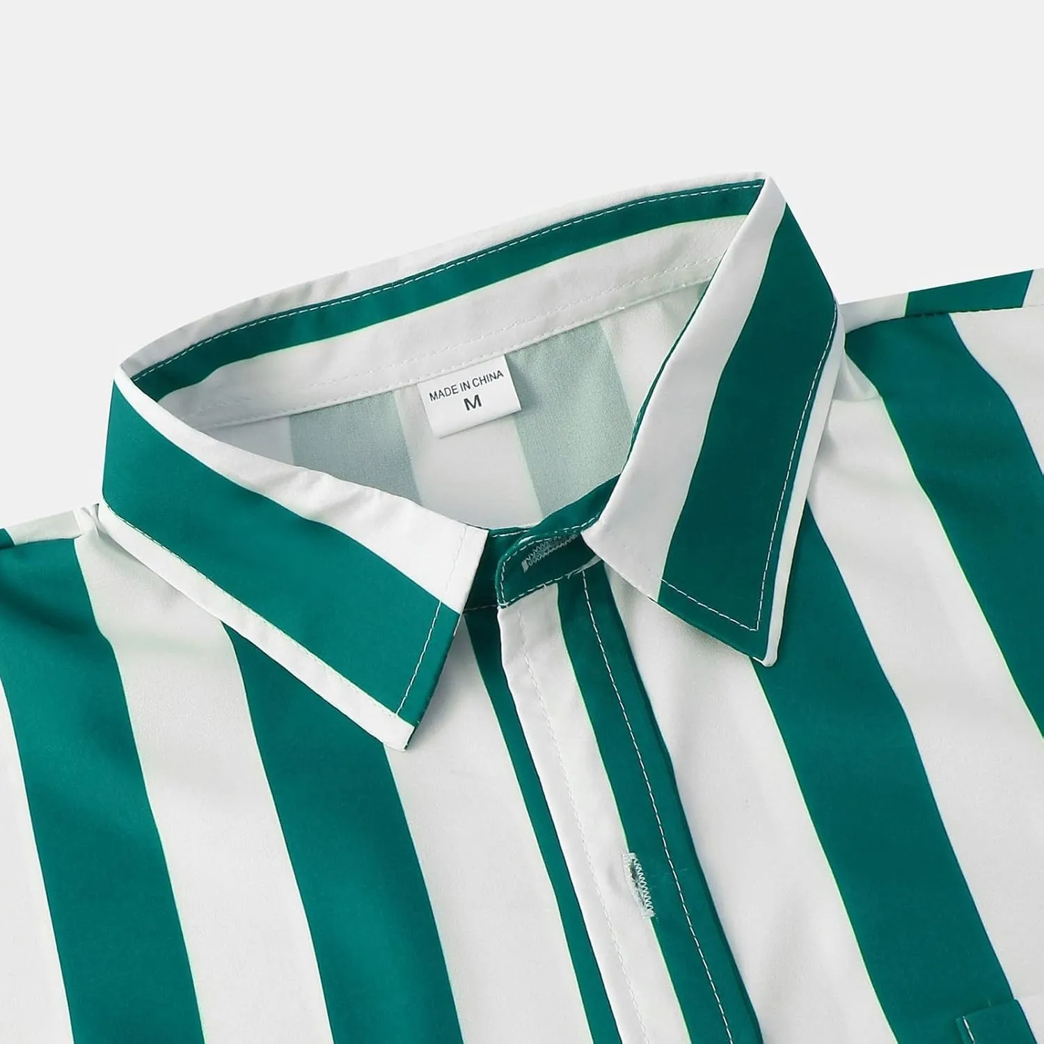 Men's Casual Stylish Striped Shirt Long Sleeve Button Down Cotton Shirts Fashion Casual Shirt