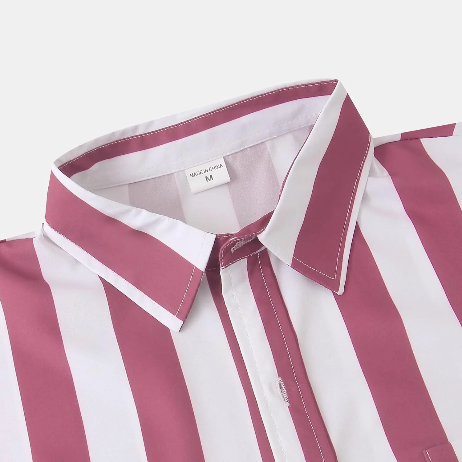 Men's Casual Stylish Striped Shirt Long Sleeve Button Down Cotton Shirts Fashion Casual Shirt