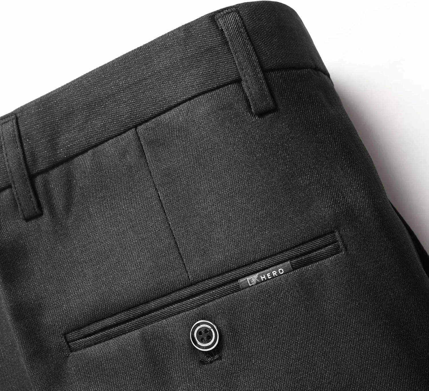 Mens Dress Pants Pleated Front Stretch Suit Pants Classic Fit Casual Dress Pants Straight Fit Pants