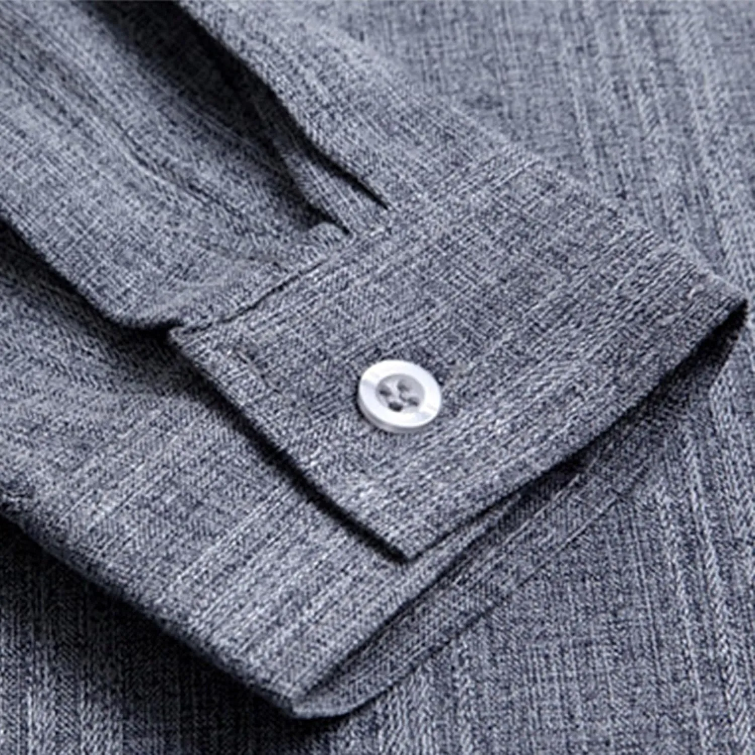 Mens Dress Shirts Long Sleeve Business Shirt Stretch Slim Fit Shirts Button Down Striped Shirt Wrinkle Free Shirt