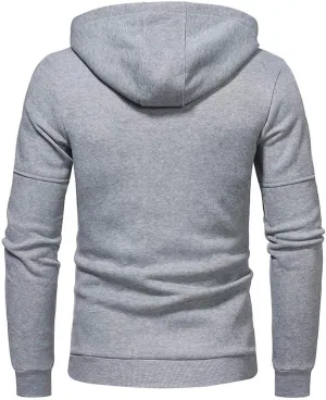 Men's Full-Zip Hoodie Mens' Autumn Winter Long Sleeve Zipper Hooded Sweatshirt Sweatshirts Casual Long Sleeve Shirts