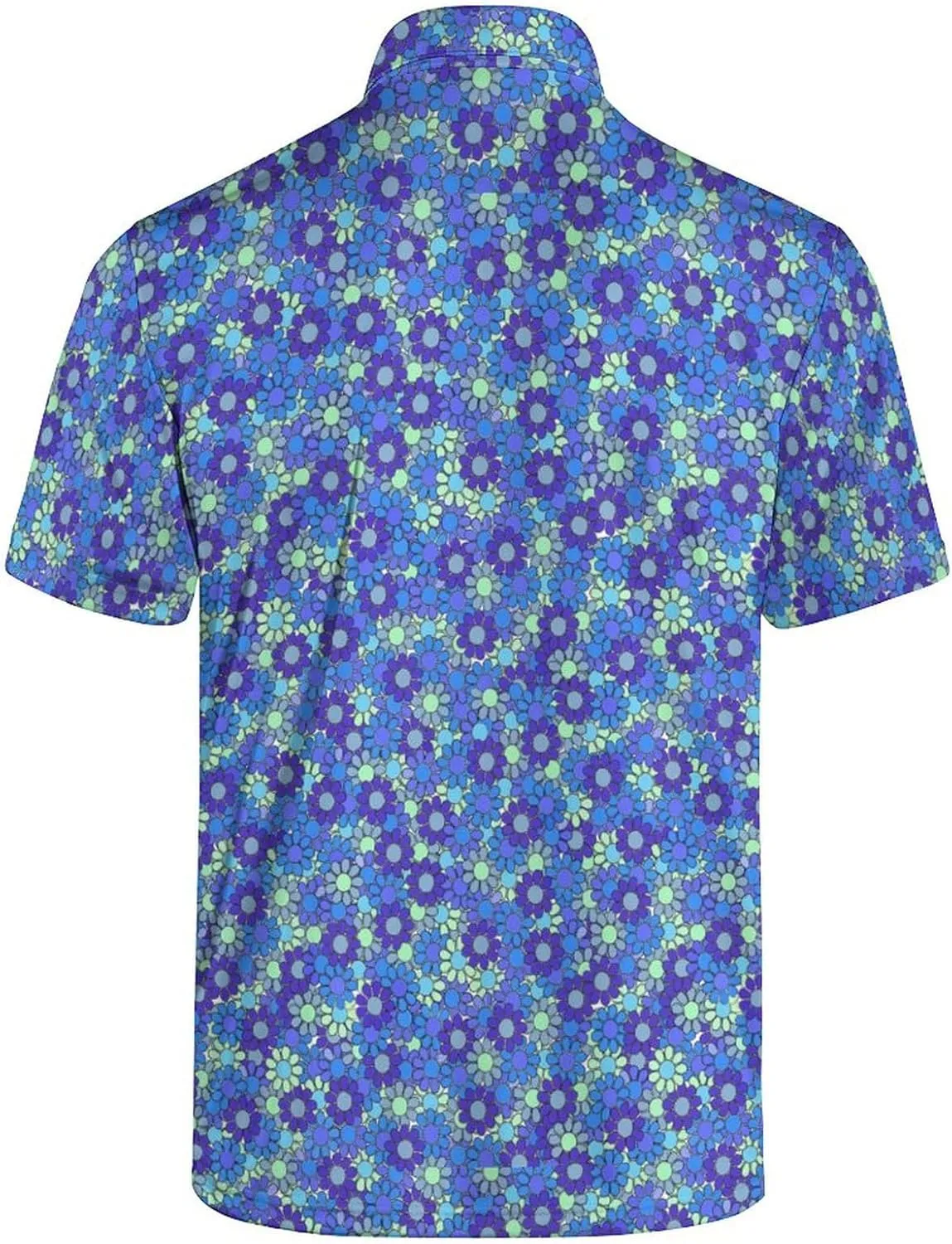 Men's Golf Shirt Moisture Wicking Polo Shirt Athletic Tennis Shirt Performance Polo Shirt for Men