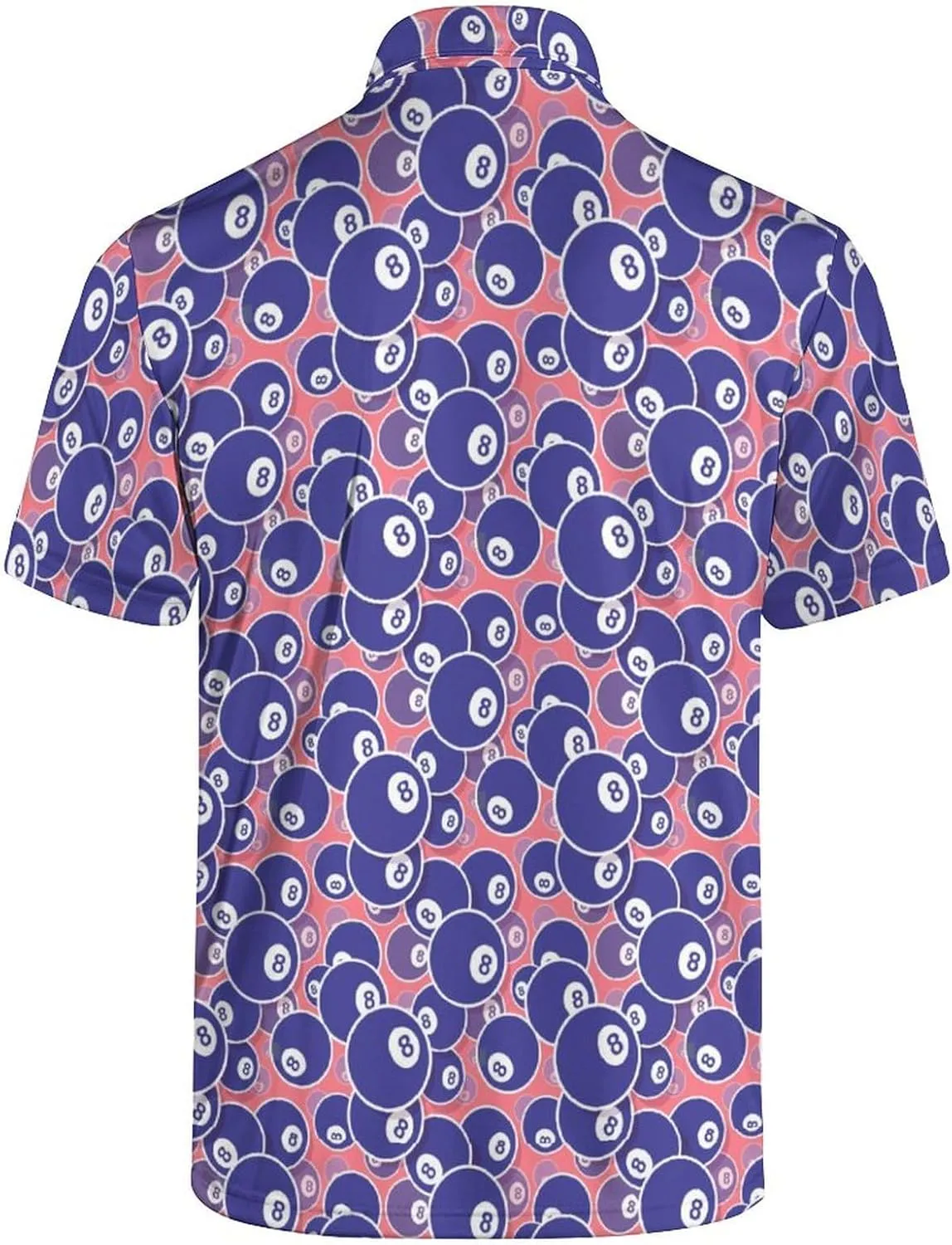 Mens Golf Shirt Performance Moisture Wicking Polo Shirt Collared Short Sleeve Golf Polo Shirt