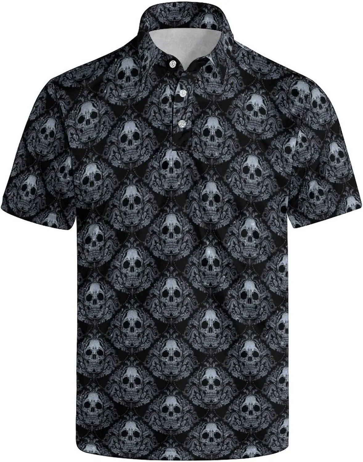 Men's Golf Shirt Quick-Dry Polo Shirt Performance Moisture Wicking Collared Tennis Shirts Athletic Shirt