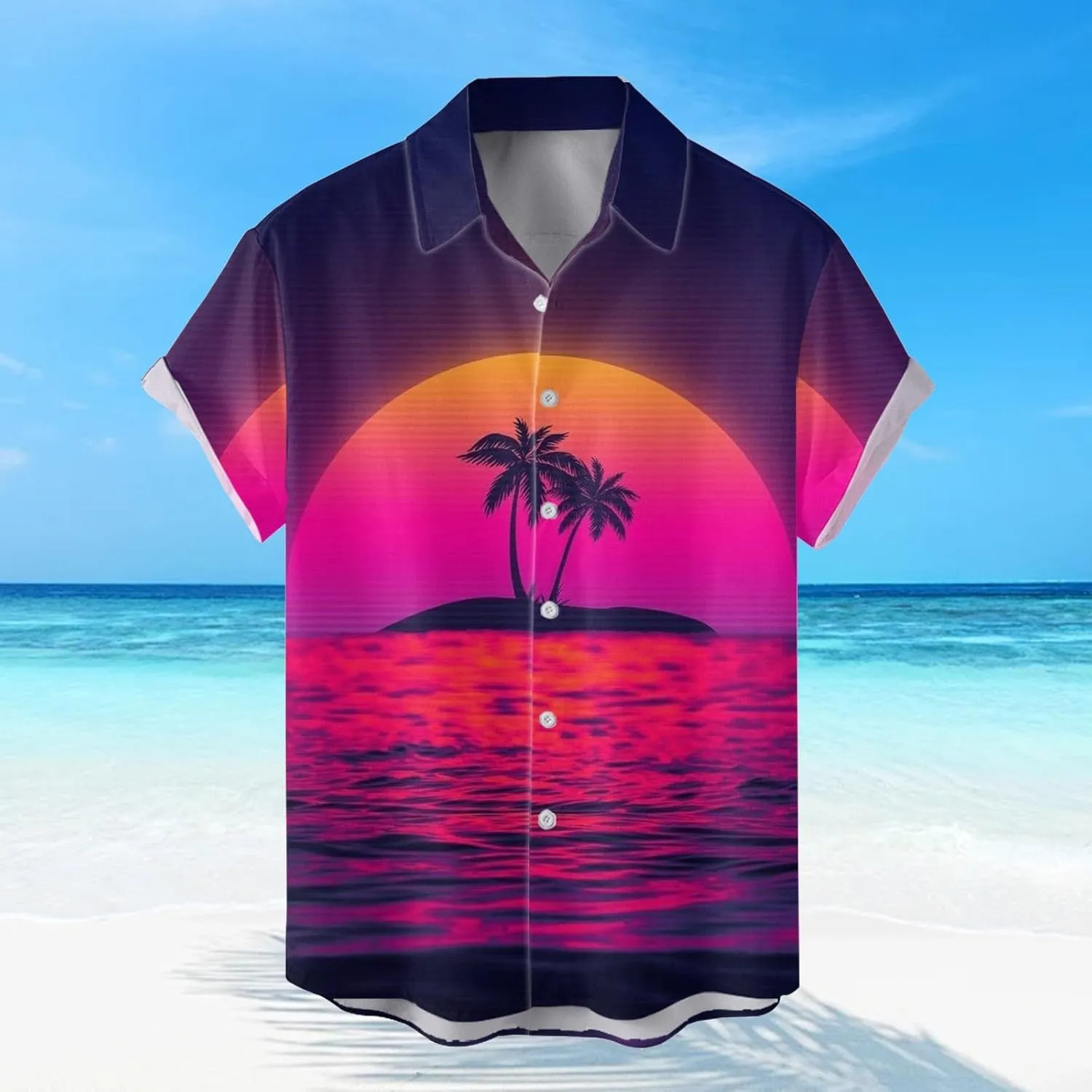 Men's Hawaiian Shirt Printed Casual Shirt Custom Hawaiian Shirt Men's Hawaiian Shirt 2024 Hawaiian Shirts for Men's