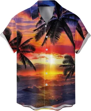 Men's Hawaiian Shirt Printed Casual Shirt Custom Hawaiian Shirt Men's Hawaiian Shirt 2024 Hawaiian Shirts for Men's