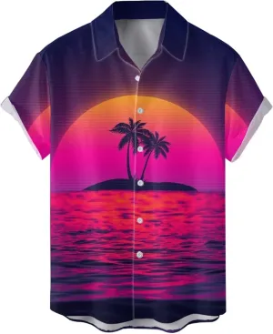 Men's Hawaiian Shirt Printed Casual Shirt Custom Hawaiian Shirt Men's Hawaiian Shirt 2024 Hawaiian Shirts for Men's