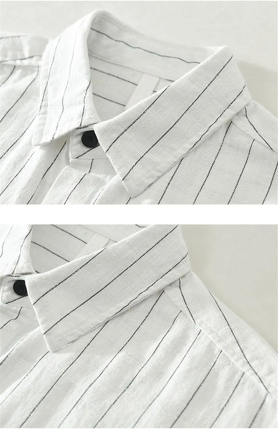 Men's Linen Shirt T-Shirt Dress Shirts and Blouses Korean Hawaiian Short Sleeve Shirt