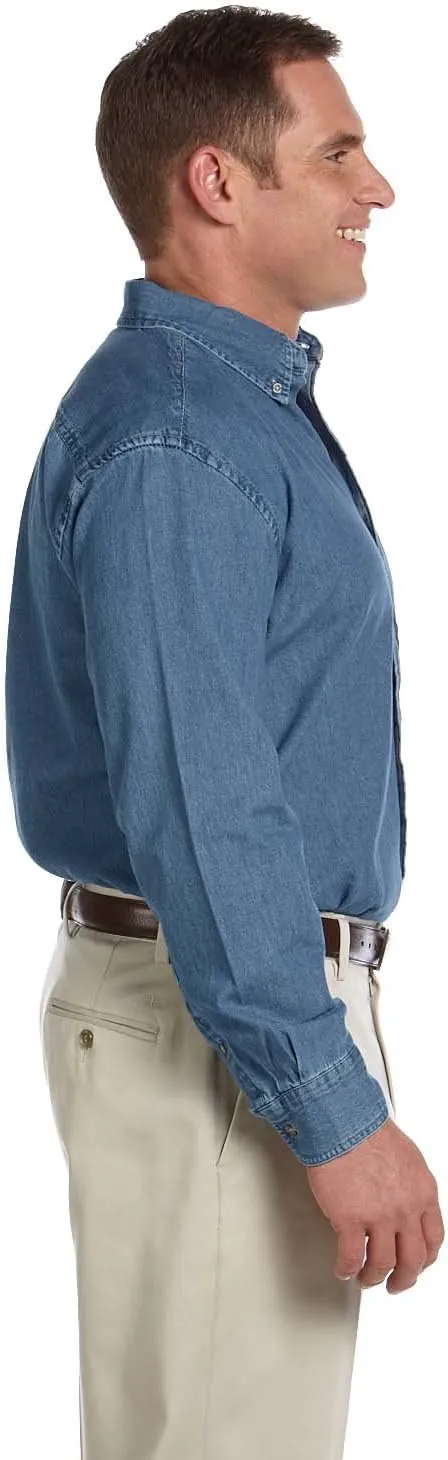 Men's Long Sleeve Denim Shirt