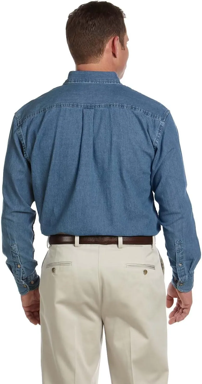 Men's Long Sleeve Denim Shirt
