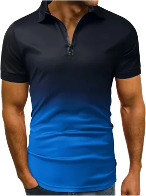 Men's Polo Shirt Quick Dry Wrinkle Free Moisture Wicking Performance Short Sleeve Polos Tactical Shirts Pique Golf Shirt Beach Outdoor Party School Work Office Travel Holiday Gym Outgoing Playground