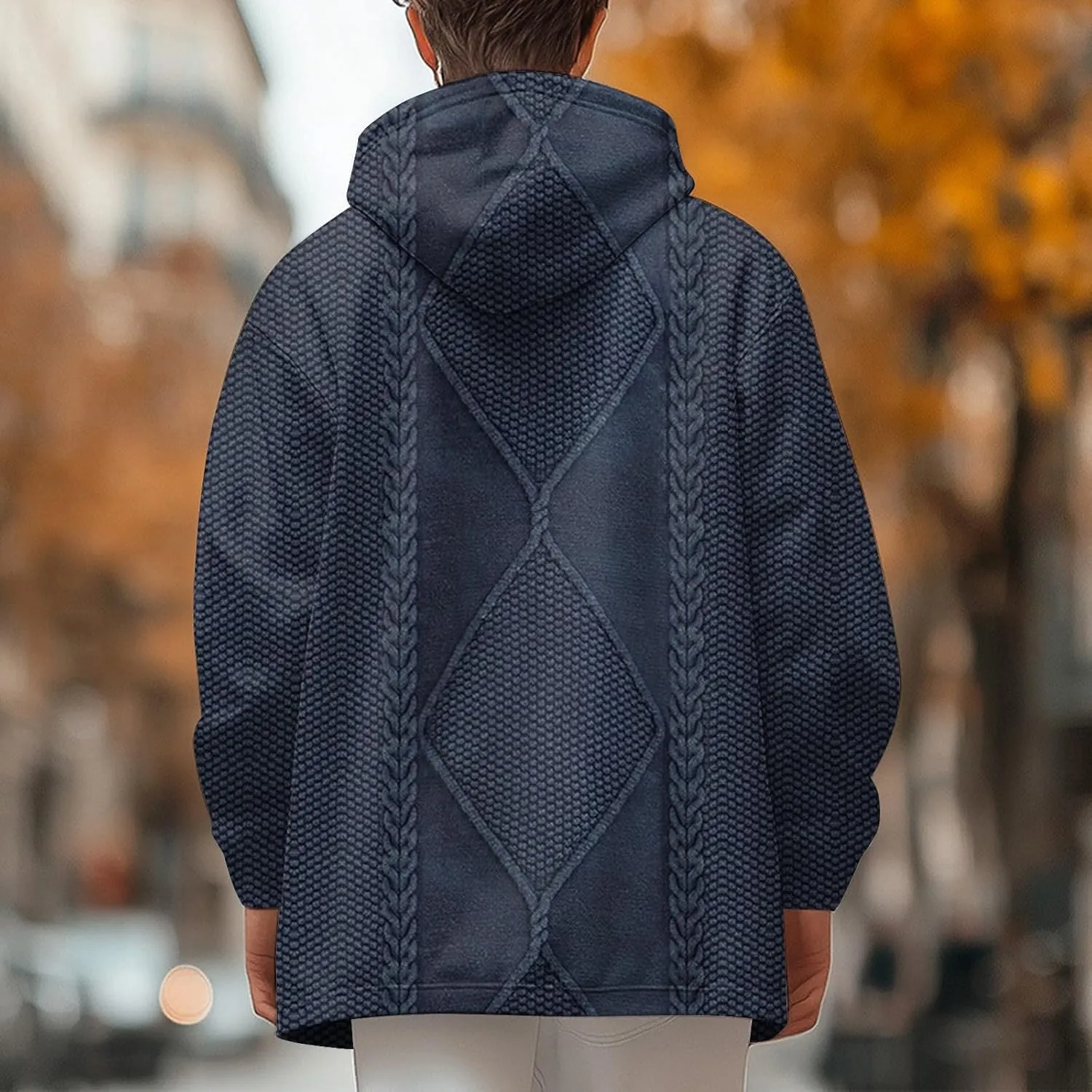 Mens Sherpa Hoodie Full-Zip Thermal Warm Hooded Thick Heavyweight Fleece Hoodies