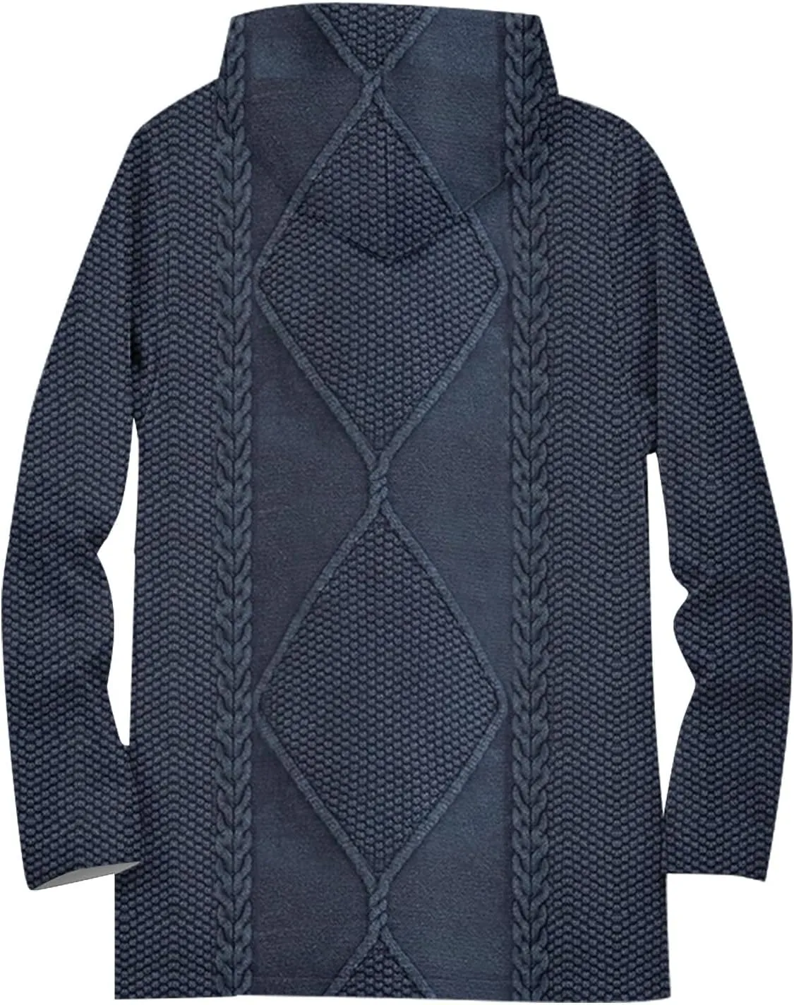 Mens Sherpa Hoodie Full-Zip Thermal Warm Hooded Thick Heavyweight Fleece Hoodies