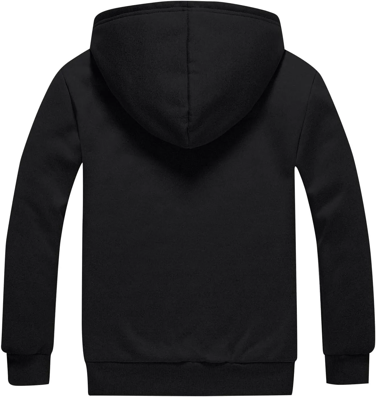 Men's Sherpa Hoodie Jacket Full Zip Up Fleece Lined Hoodies Sweatshirt 2024 Winter Warm Thick Fleece Jackets Coats