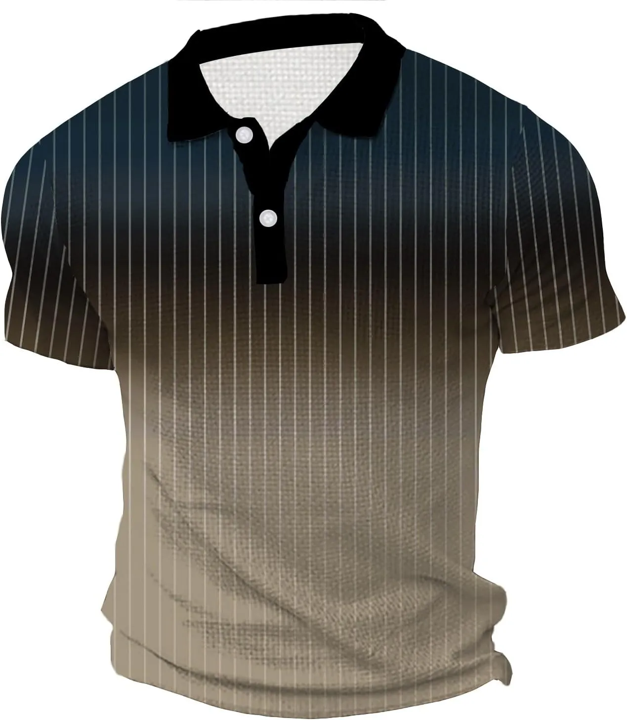 Mens Short Sleeve Shirt with Collar, 2023 Fashion Slim Fit Casual Polo Shirt Block Color Summer Sport Golf Shirt for Men
