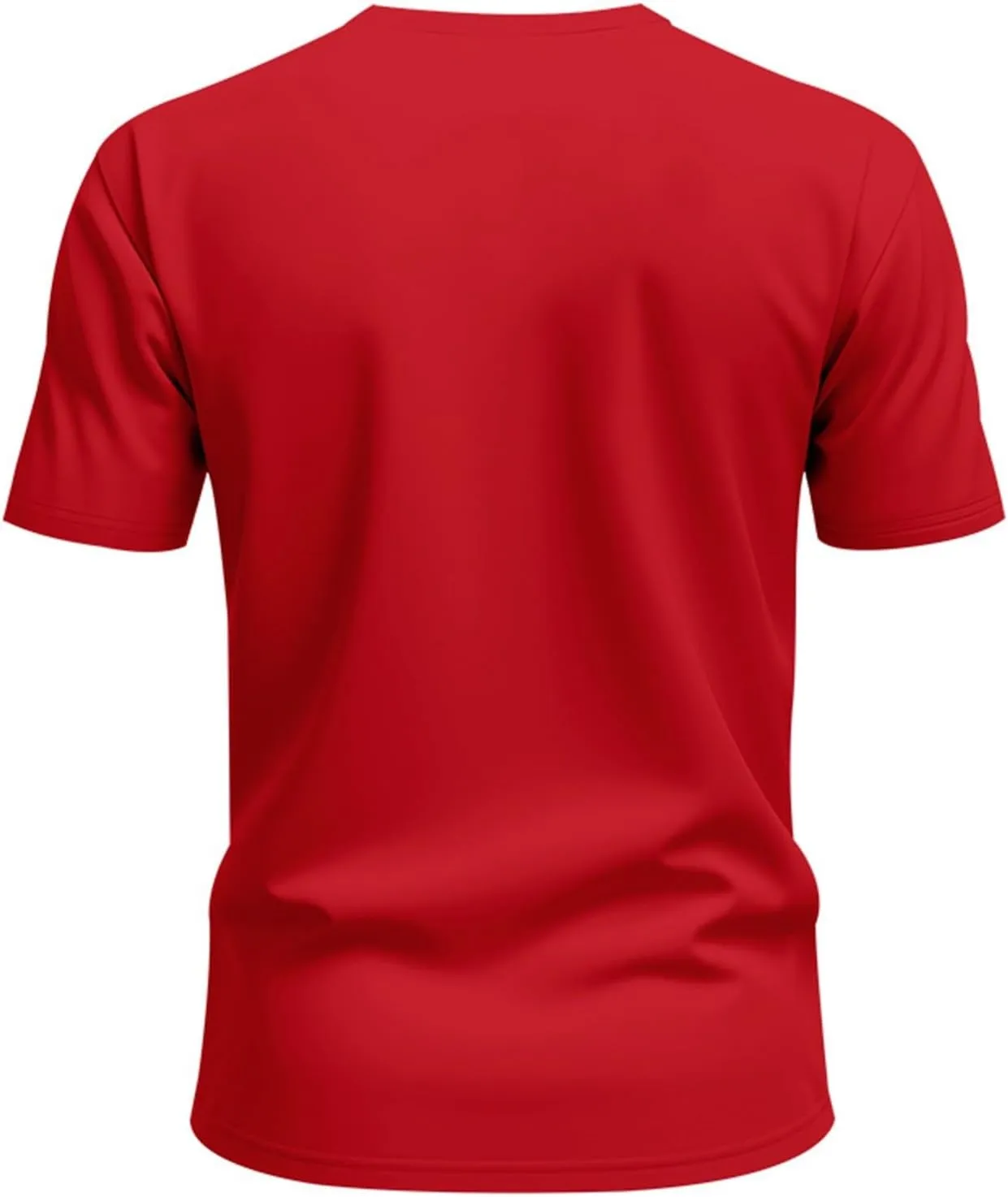 Men's Short Sleeve Tee Shirt Crewneck Casual Basic Shirt Moisture Wicking Fashion Tops Lightweight Gym Workout Tees