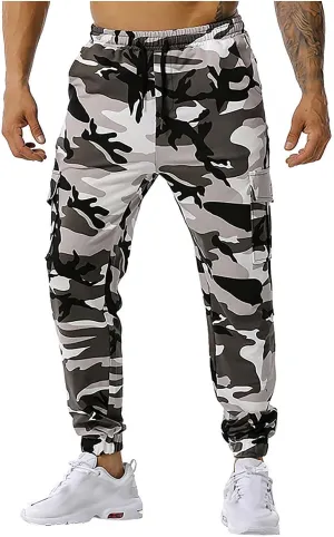 Men's Sports Casual Jogging Trousers Lightweight Hiking Work Pants Outdoor Pant