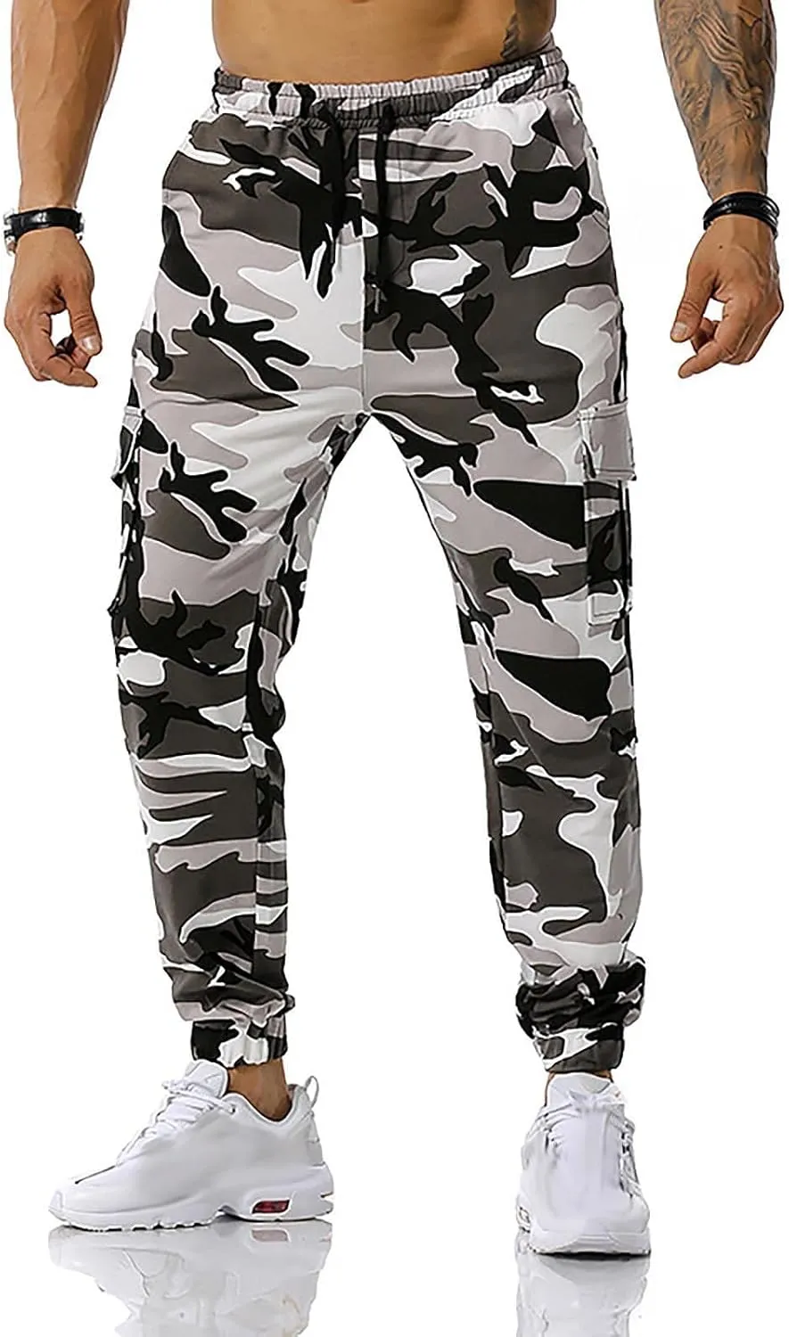 Men's Sports Casual Jogging Trousers Lightweight Hiking Work Pants Outdoor Pant