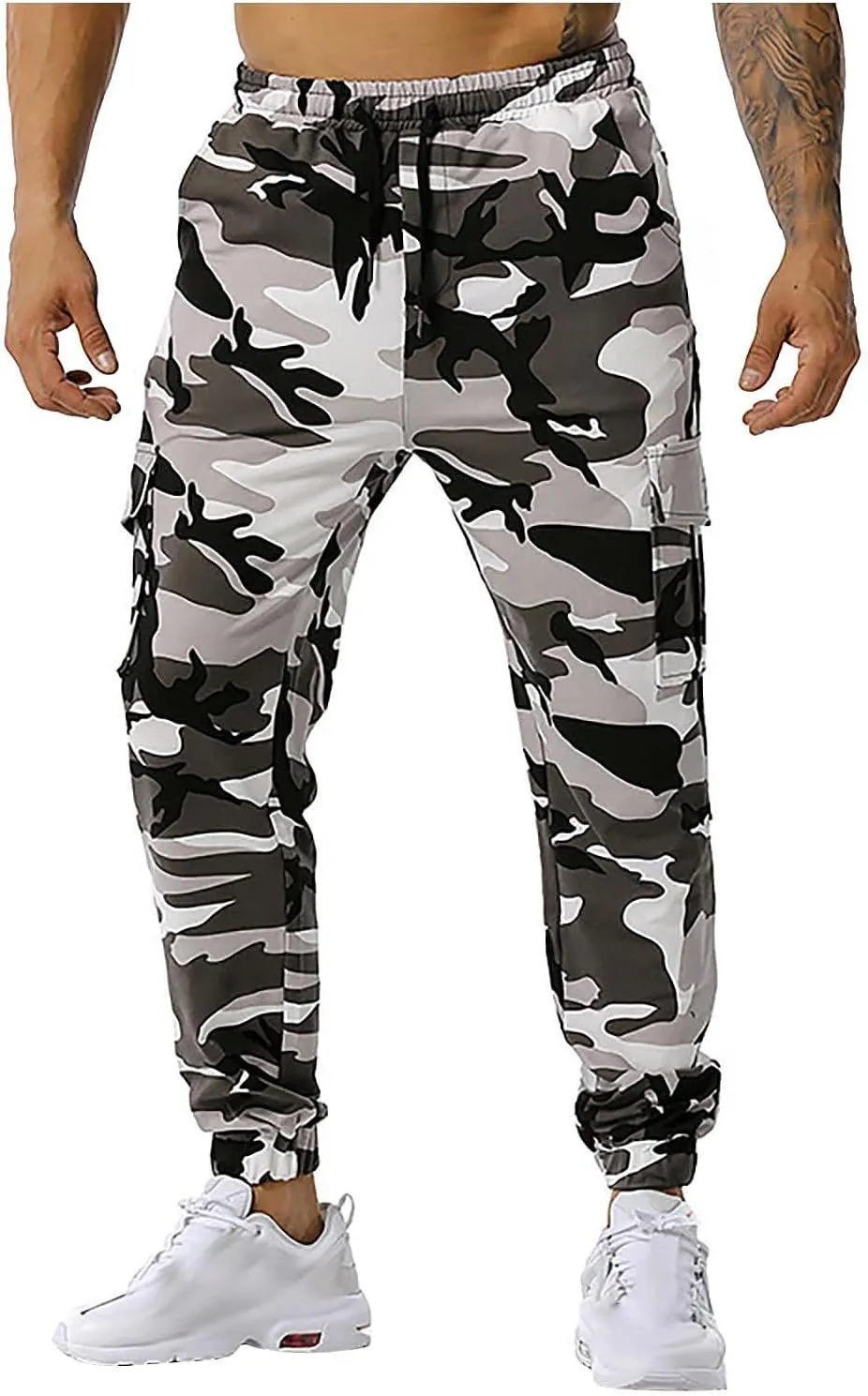 Men's Sports Casual Jogging Trousers Lightweight Hiking Work Pants Outdoor Pant