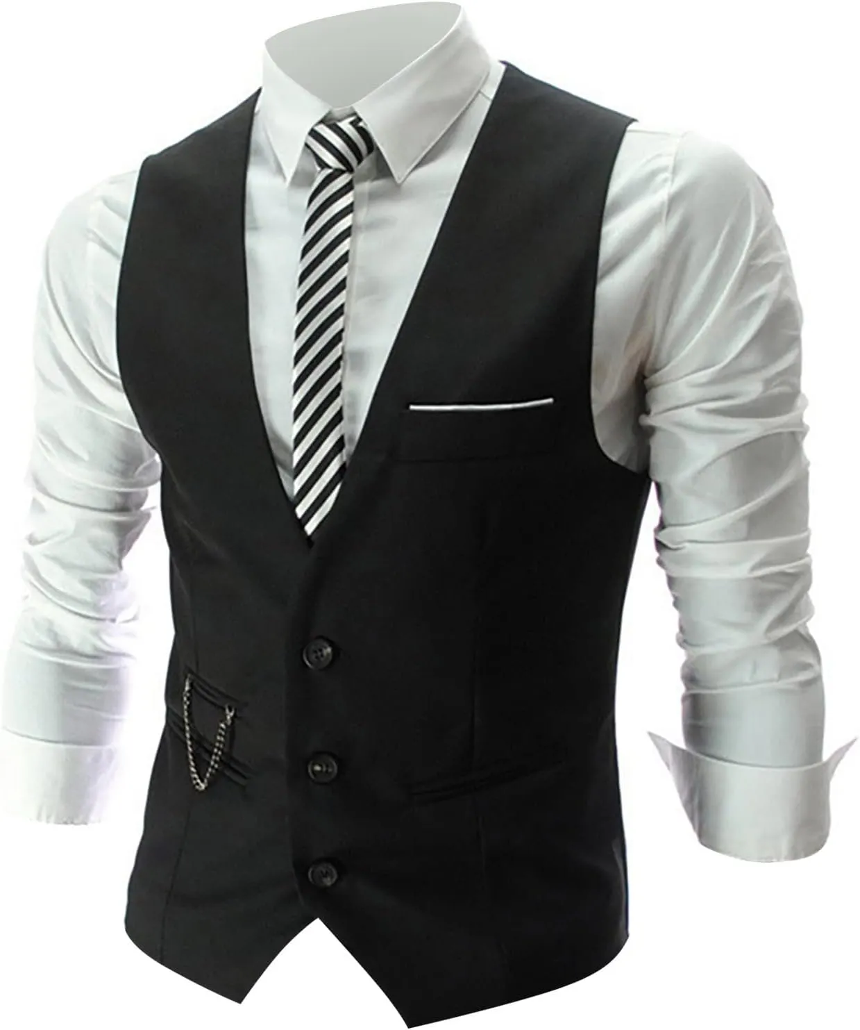 Mens Vests Leather V Neck Pocket Retro Color Vest Blouse With Button Purple Vest Brown Vest Men Black Mens Dress