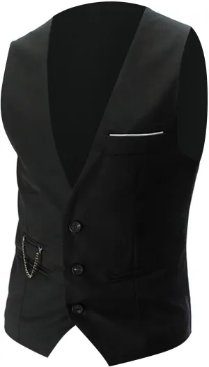 Mens Vests Leather V Neck Pocket Retro Color Vest Blouse With Button Purple Vest Brown Vest Men Black Mens Dress
