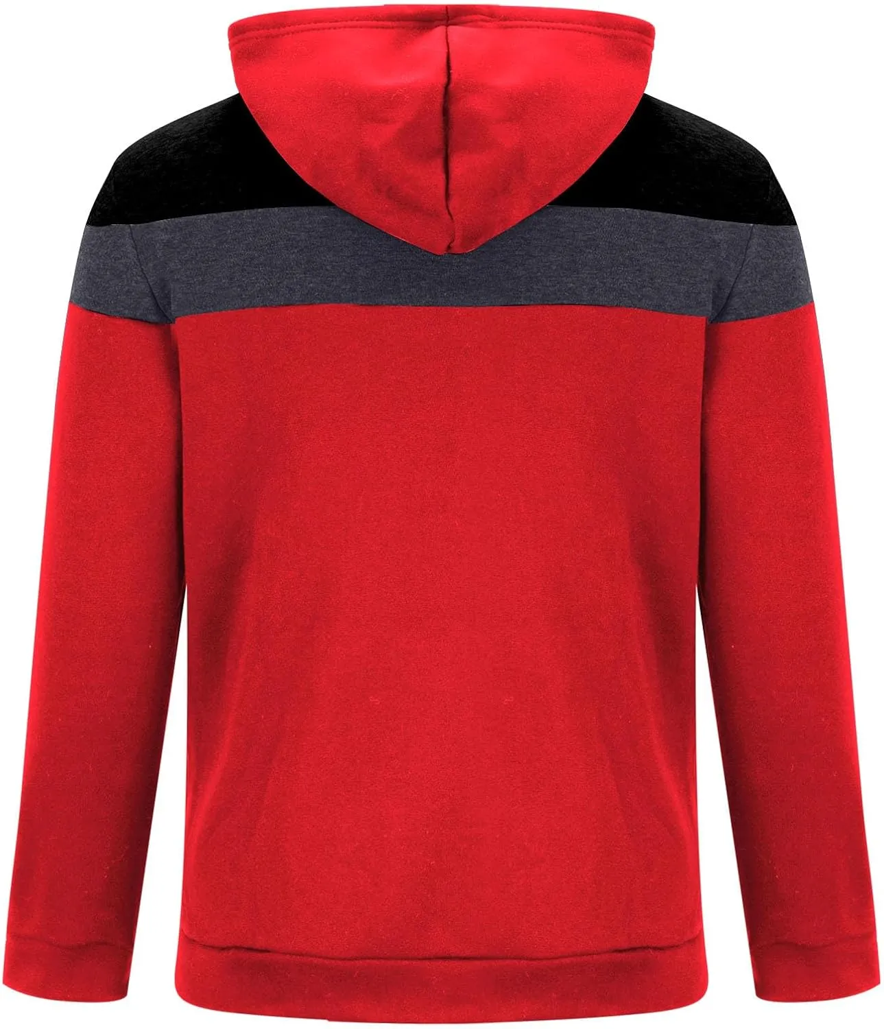 Mens Zip Up Hoodies Jacket Casual Color Block Print Sport Sweatshirts Outerwear Athletic Workout Pullover Sweatshirt