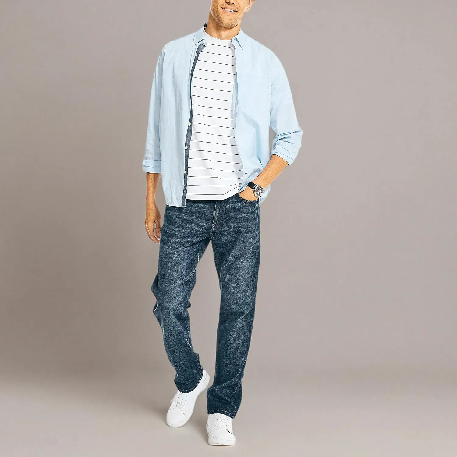 Nautica Men's Straight Fit Jeans