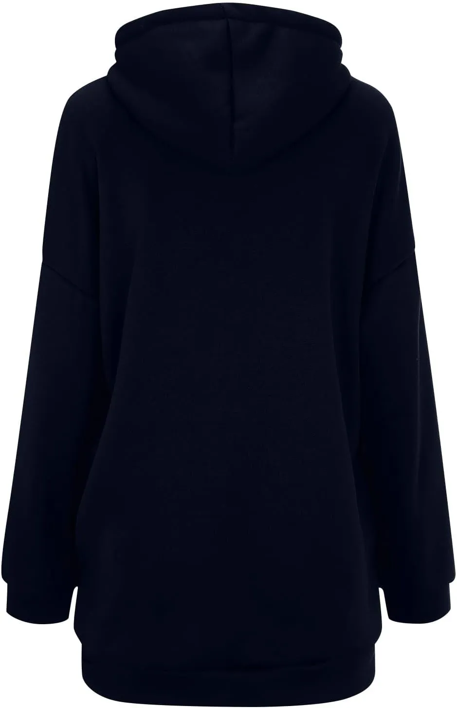 Oversized Zip Up Hoodies for Women Plus Size Long Fleece Jacket Casual Long Sleeve Cute Sweatshirts with Pockets