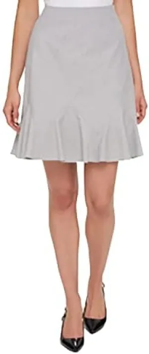 Pleated A Line Skirt