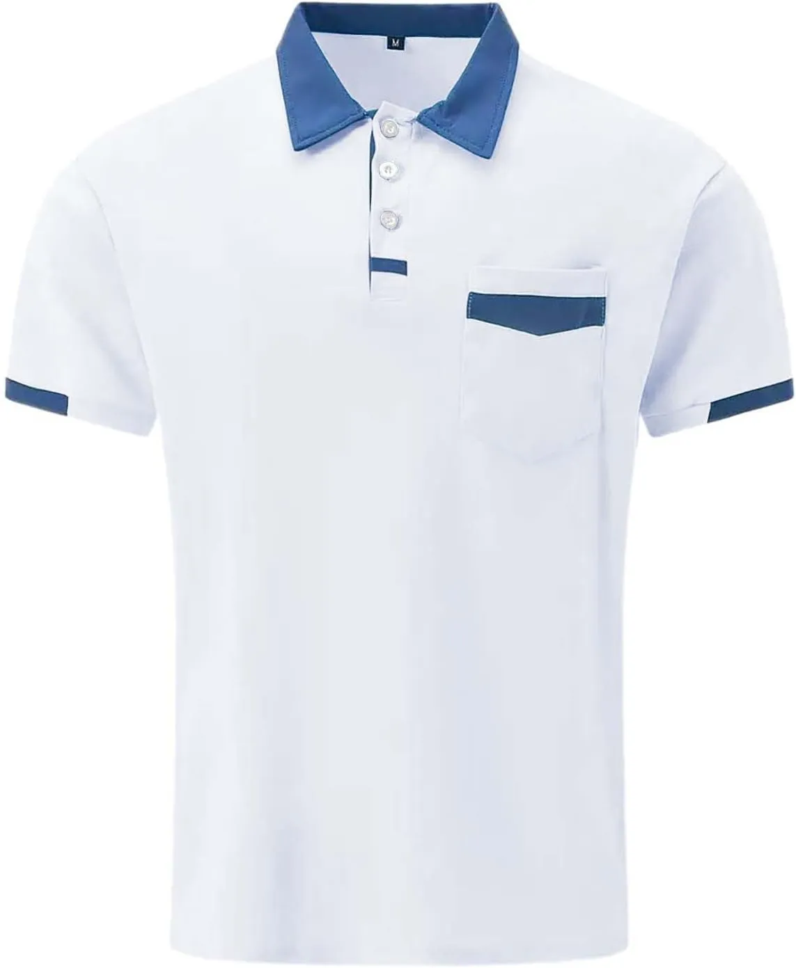 Polo Shirt for Men 2024 Short Sleeve Performance Patriotic Shirt Funny Shirt Men's Golf Shirts Quarter Button Shirts