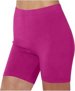 SHOPESSA Yoga Shorts for Women High Waisted Compression Short Leggings Workout Gym Athletic Yoga Leggings Stretch