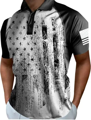 Short Sleeve Military Tactical Tees Men's Short Sleeve Zipper Polo Shirt Summer Fashion Leisure Seaside Beach
