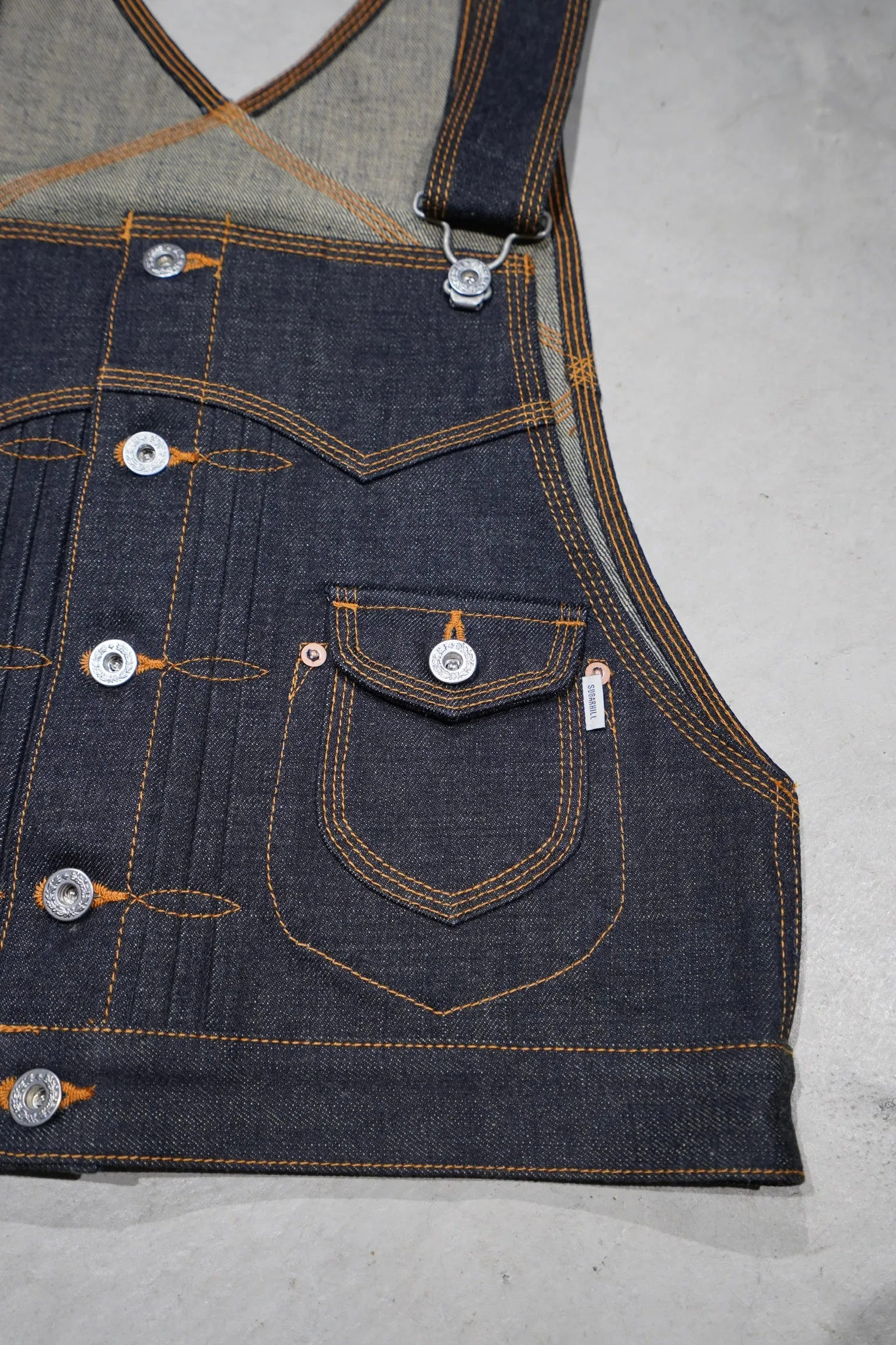 SUGARHILL DENIM VEST(INDIGO)
