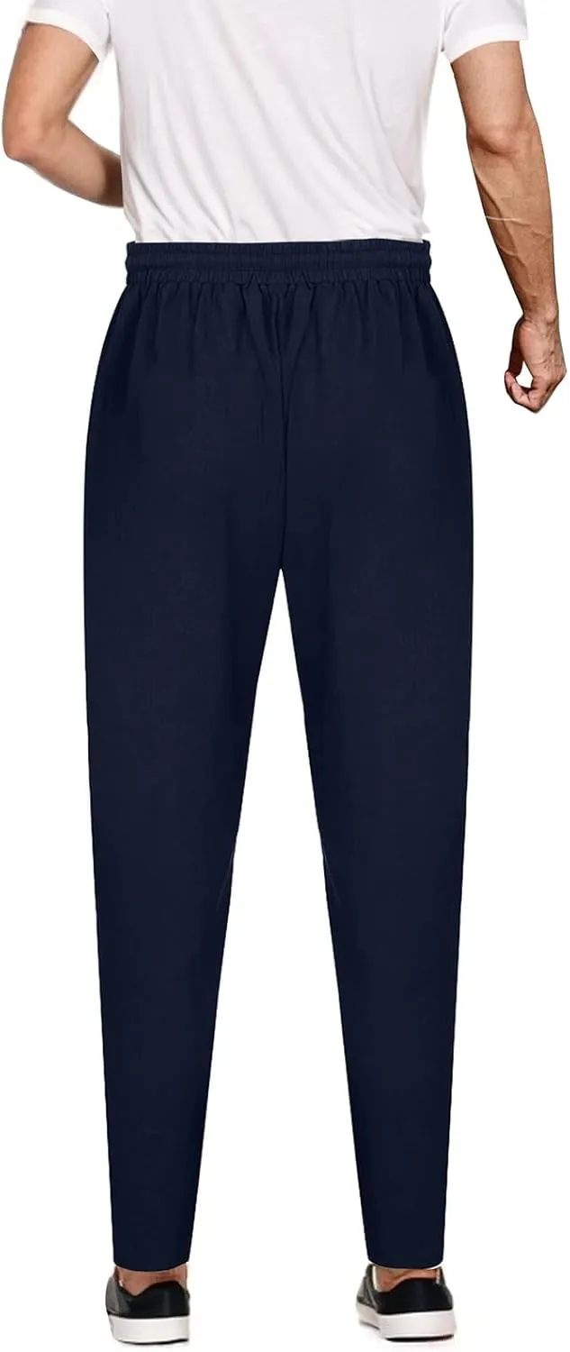 Summer Men's Cotton and Linen Thin Casual Sports Pants 2025