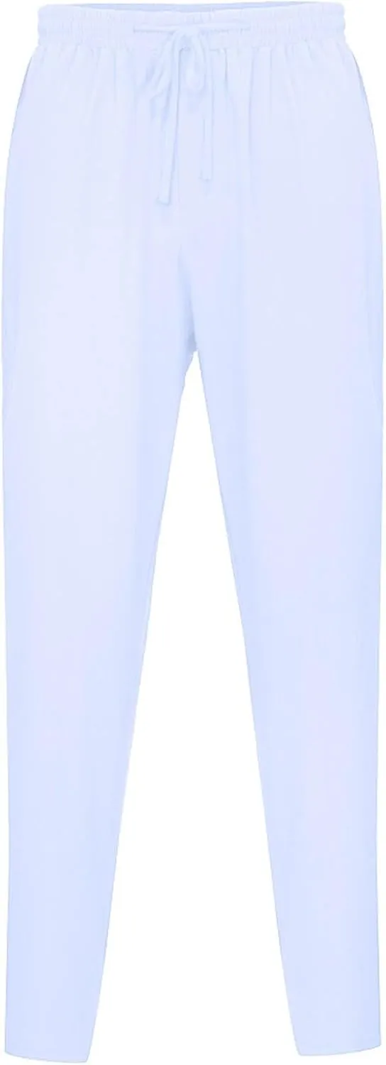 Summer Men's Cotton and Linen Thin Casual Sports Pants 2025