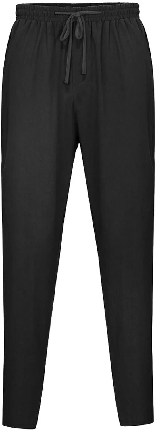 Summer Men's Cotton and Linen Thin Casual Sports Pants 2025