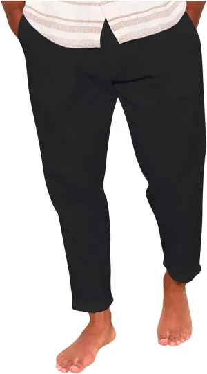 Summer Men's Cotton and Linen Thin Casual Sports Pants 2025