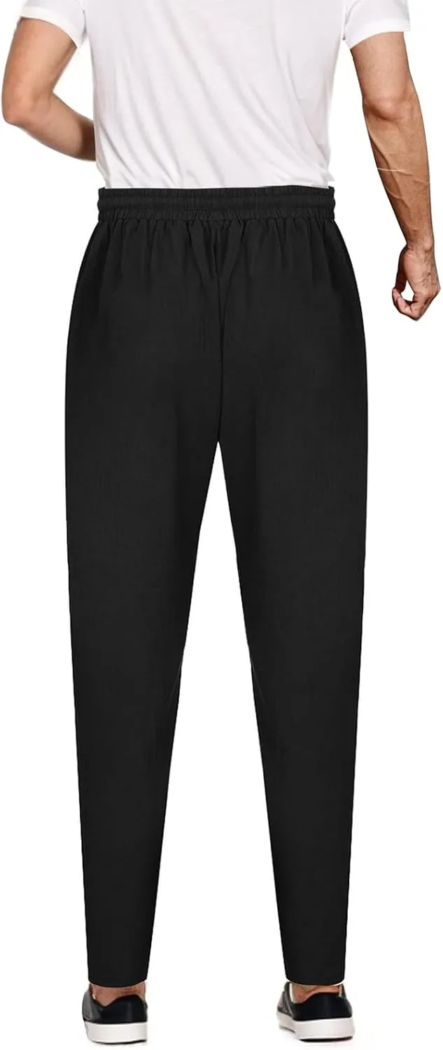Summer Men's Cotton and Linen Thin Casual Sports Pants 2025