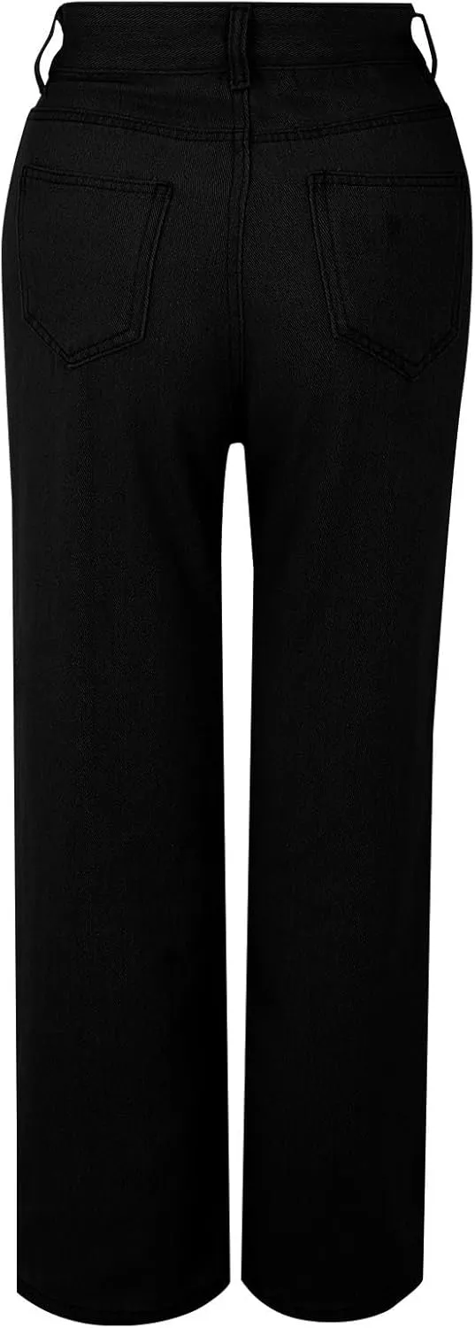 Sweatpants That Look Like Jeans, Boyfriend Jeans, Sweatpant Jean: High Waisted with Pockets, Cute Petite Jean