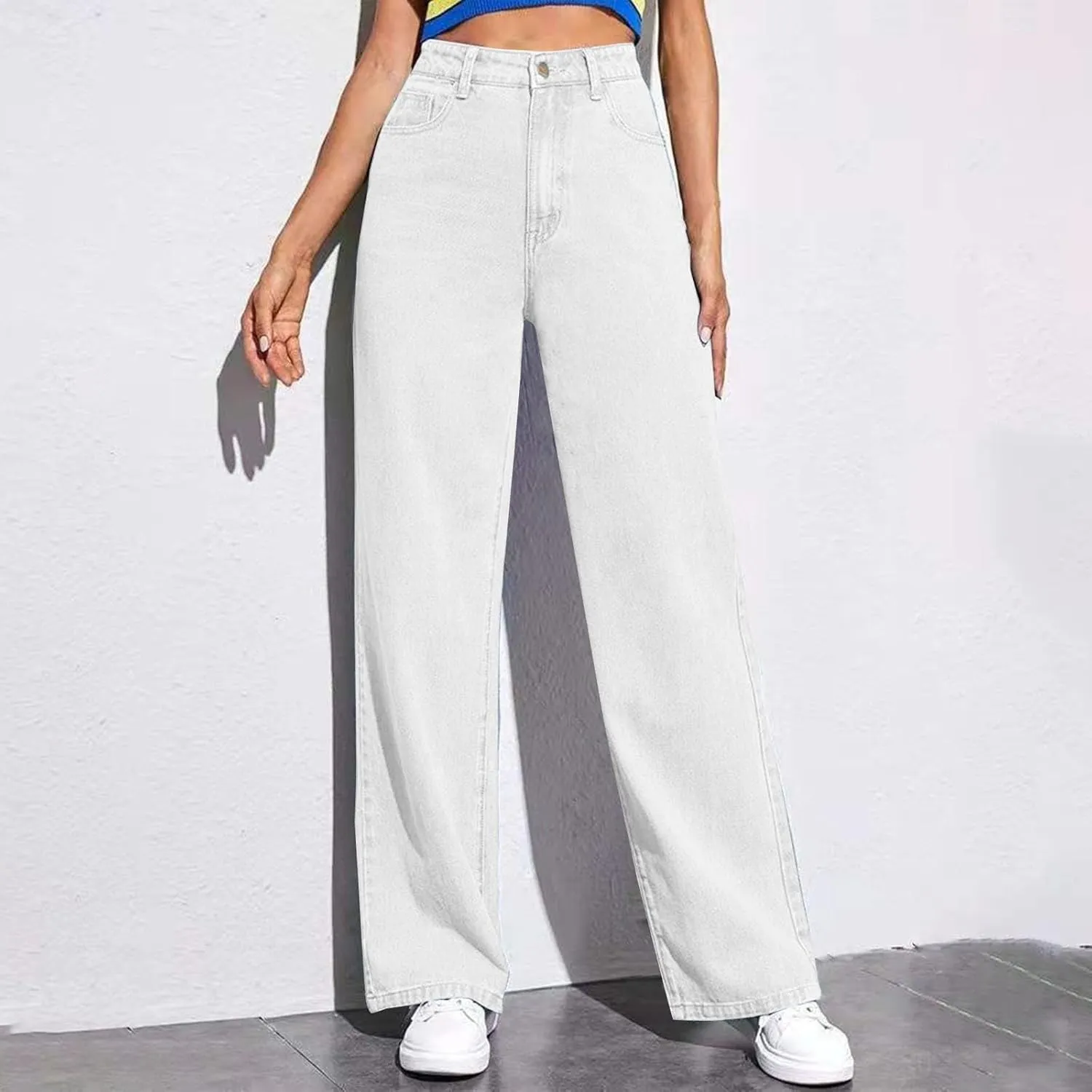 Sweatpants That Look Like Jeans, Boyfriend Jeans, Sweatpant Jean: High Waisted with Pockets, Cute Petite Jean