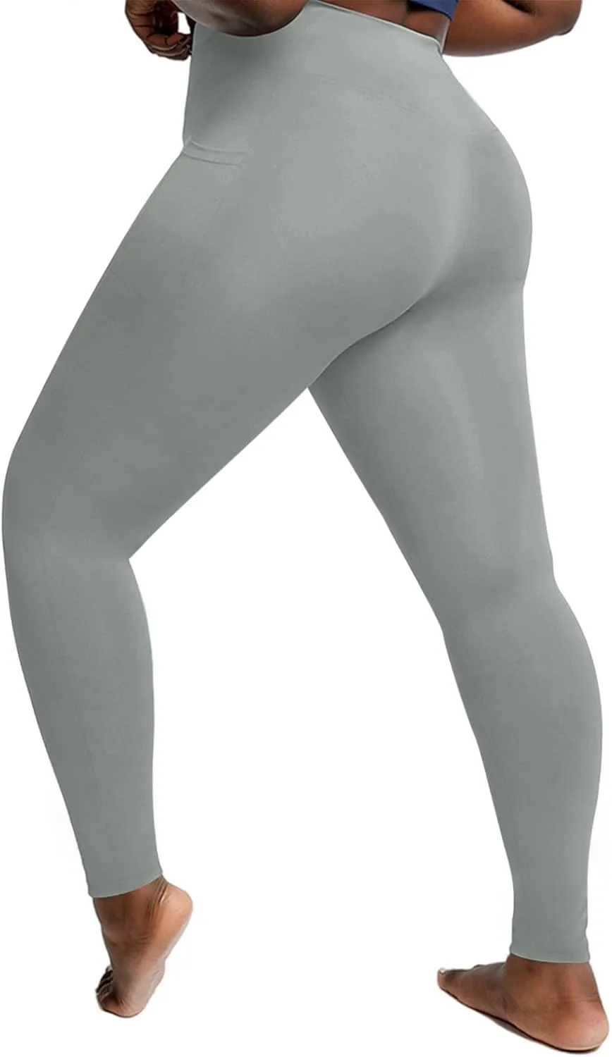 TANGNADE Plus Size Women Yoga Leggings with Pockets High Waist Elastic Fitness Trouser Oversize Leggings Yoga Clothes