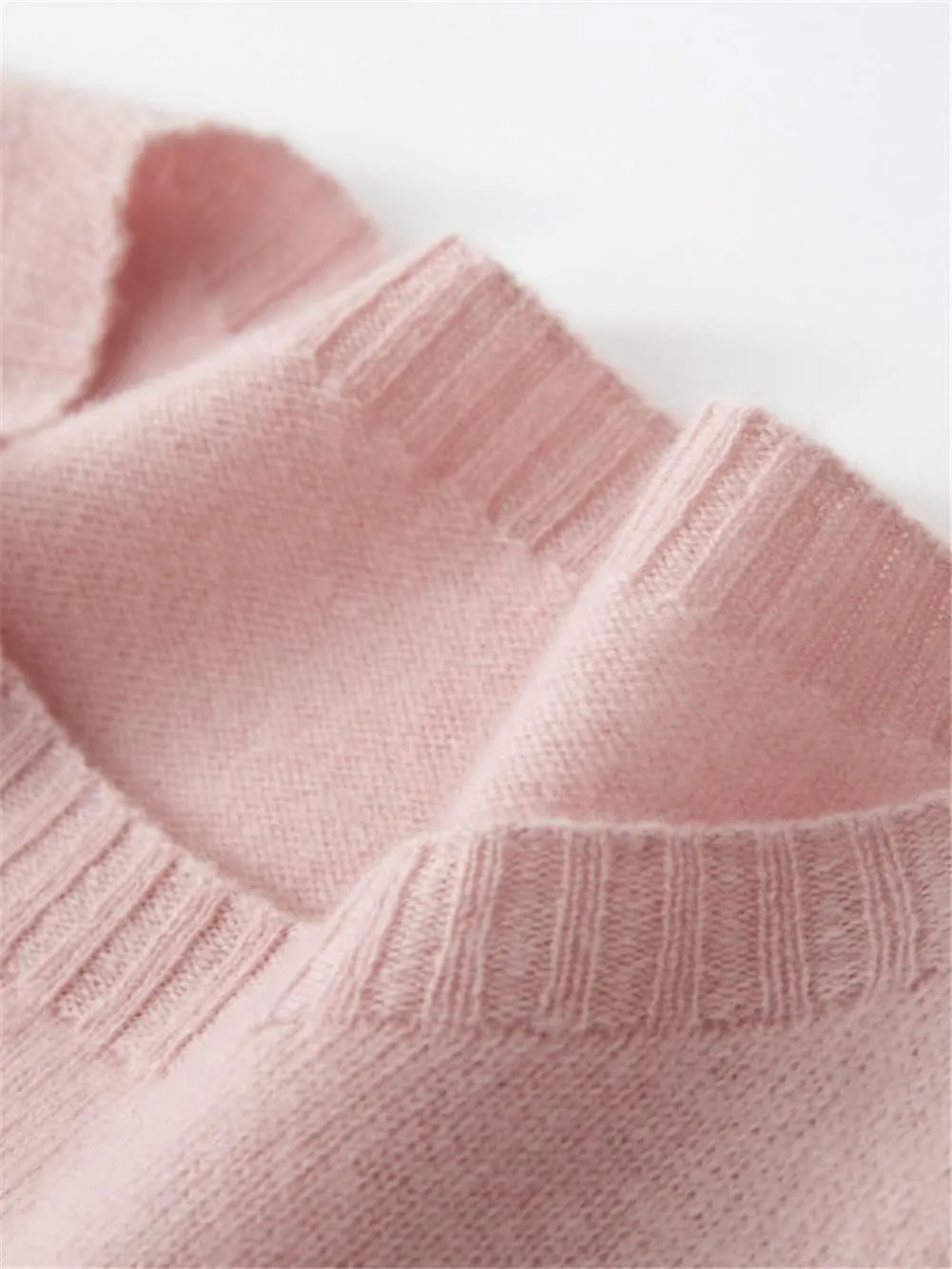 Vsadsau Knitwears Women Sweater Vest 100% Merino Wool Knitted Jumpers Sleeveless Crewneck Pullover Sweater
