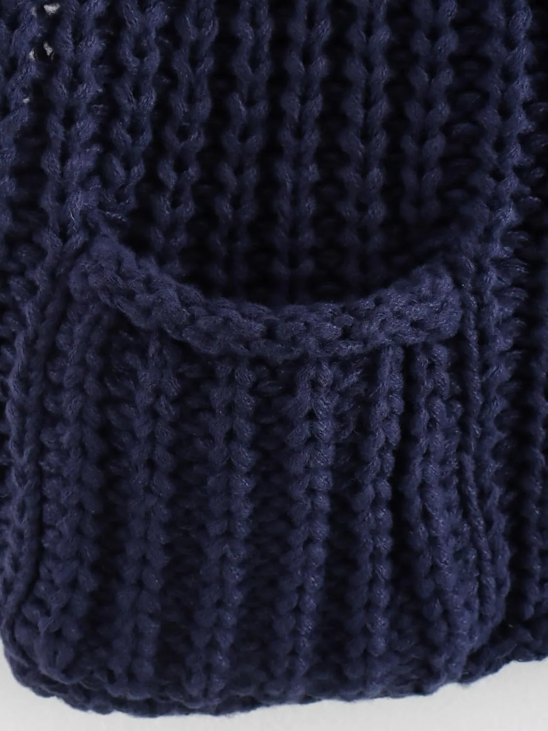 Women Crochet Knit Chunky Sweater Vest Button Down Sleeveless Knitted Crop Top Short Cardigan Vest with Pockets