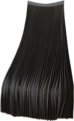 Women Satin Pleated Maxi Skirt Flowy Swing Elastic High Waist Long Flare Casual Shiny Metallic Comfort Wear